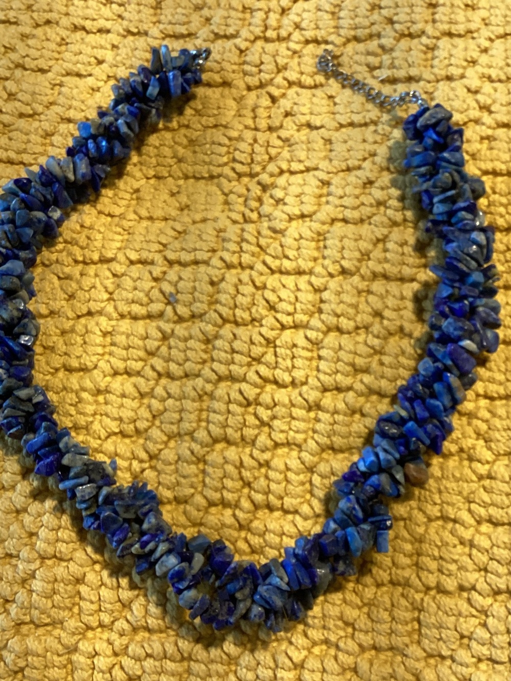 Clustered Blue Stone Necklace for Women